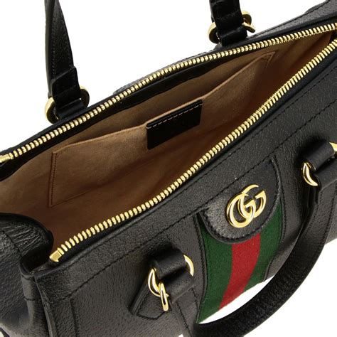 borsa gucci tessuto nera|Gucci borse da donna.